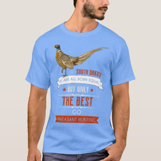 Mens Funny South Dakota Pheasant Jagd Vogeljagd T-Shirt