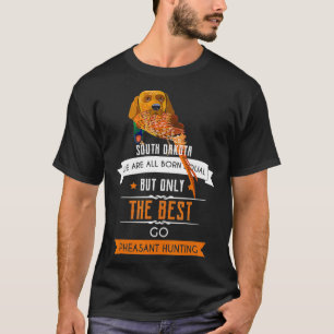 Mens Funny South Dakota Pheasant Jagd Vogeljagd T-Shirt