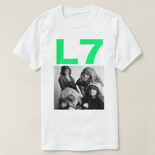 Mens Funny Sparks Band L7 Weihnachten T-Shirt (Design vorne)