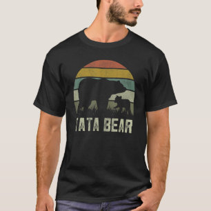 Mens Funny Tata Bear Cub Kindervater Tag Indische  T-Shirt