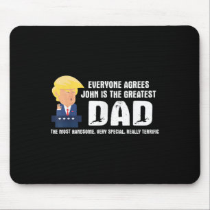 Mens Funny Trump Sprichwort Bester Vater Zitat - J Mousepad