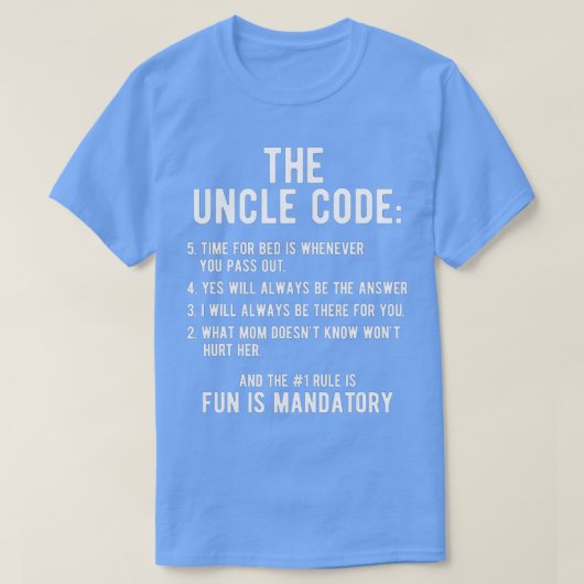 Mens Funny Uncle Gifts From Niece Nephew The Uncle T-Shirt (Design vorne)