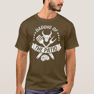 Mens Funny Vater GRILLEN Gift Daddio of the Patio  T-Shirt