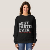 Mens Funny Vatertag, Beste Farter je Oops Sweatshirt (Vorne ganz)