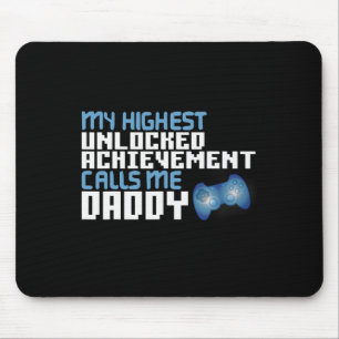 Mens Funny Vatertag für Gamer Vater Videospiel L Mousepad