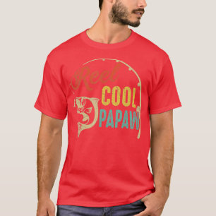 Mens Funny Vathday Vintage Fischerei Rollen Cool P T-Shirt