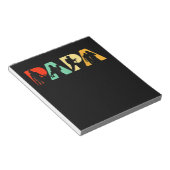 Mens Funny Vathers Day-Geschenk |Funny Firefighter Notizblock (angewinkelt)