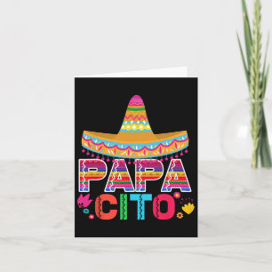 Mens Funny Vathers Day Gift Men Papacito Vater Karte