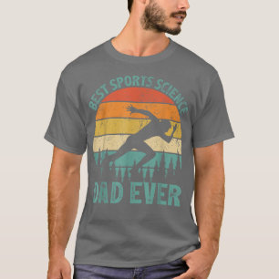 Mens Funny Vintag Best Sports Science Vater Ever F T-Shirt