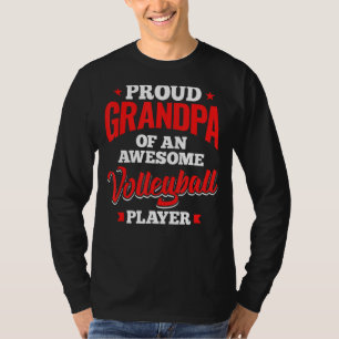 Mens Funny Volleyball Lover Grafische Grandpas und T-Shirt