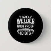 Mens Funny Welder & Apparel Tank Top Button (Vorderseite)