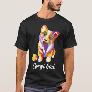 Mens Funny Welsh Corgi Pembroke für Dog Vater Mast T-Shirt