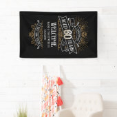 Mens Funny Whiskey 60. Geburtstag Banner (Insitu)
