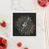Mens Funny Whiskey 80. Geburtstag Serviette (Beispiel)