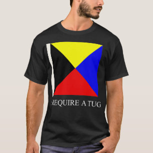 Mens, für die ich eine Schleusenschiff-Signalflagg T-Shirt