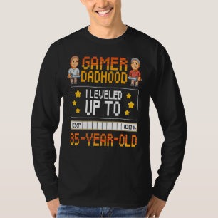 Mens Gamer Dadhood erreichte bis zum 85. Lebensjah T-Shirt