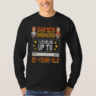 Mens Gamer Dadhood stieg bis zum 95. Lebensjahr au T-Shirt