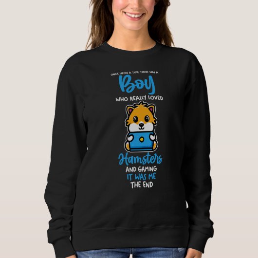 Mens Gamer Hamster Sweatshirt (Vorderseite)