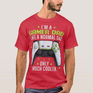 Mens Gamer Vater Gaming s, Funny Vathers Day Video T-Shirt