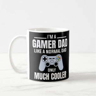 Mens Gamer Vater wie ein normaler Vater - Videospi Kaffeetasse