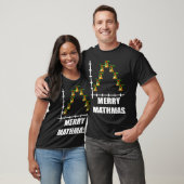 Mens Gaussian Christmas Bell Curve Mathematik Stat T-Shirt (Unisex)