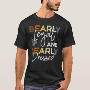 Mens Gay Bear Community Bär Fahne Rechtlich T-Shirt