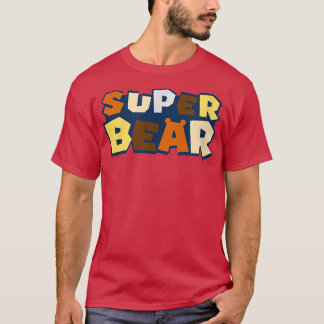 Mens Gay Bear Shirt mit Bärenflagge Super Bee