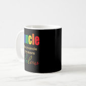 Mens Gay Onkel (Guncle) Fabelhafter Kaffeetasse (Vorderseite Links)