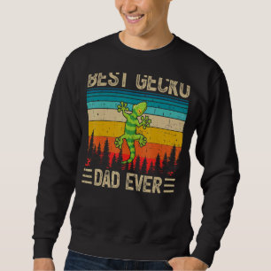 Mens Gecko Vintag Bester Gecko Vater je Vater D Sweatshirt