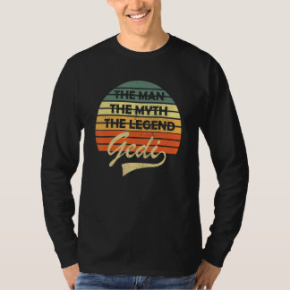 Mens Gedi der Mann der Mythos der Legende Firmgedi T-Shirt