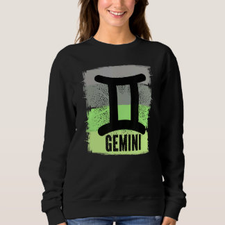 Mens Gemini Symbol Mai Juni Geburtstag Zodiac Symb Sweatshirt