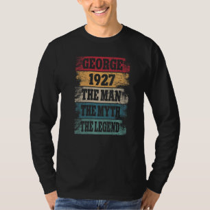 Mens George 1927 95 Jahre 95 Geburtstagsdekoration T-Shirt