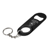Mens German Shepherd Vater Mini Flaschenöffner (Vorderseite Schrägansicht)