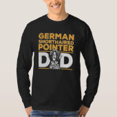 Mens German Shorthaired Pointer Dad GSP Dog T-Shirt (Vorderseite)