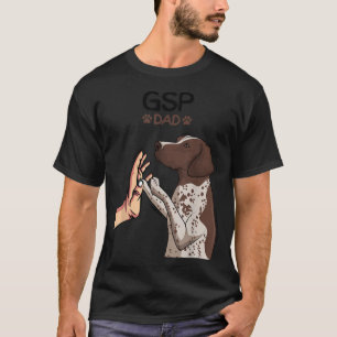 Mens German Shorthaired Pointer GSP Hund Vater T-Shirt