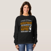 Mens Gerüstmontage Gerüst Kaffeekoffe Sweatshirt (Vorne ganz)