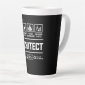 Mens-Geschenk für die Architektur Milchtasse (Rechte Ecke)