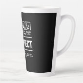 Mens-Geschenk für die Architektur Milchtasse (Rechts)