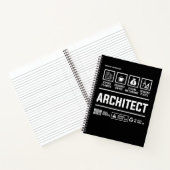 Mens-Geschenk für die Architektur Notizblock (Innenseite)
