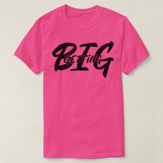 Mens GETROFFENE GROSSE GYM Fitness Workout Bodybui T-Shirt (Design vorne)