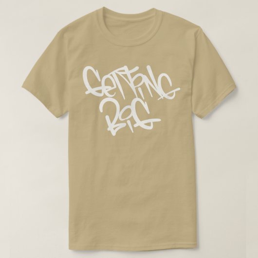 Mens GETTING BIG Gym Fitness Workout Bodybuilding T-Shirt (Design vorne)