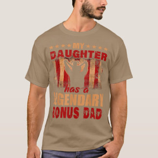 Mens Gift For Fathers Day Tee My Daughter Has Lege