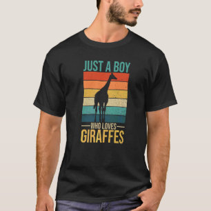 Mens Giraffe für einen Giraffenjungen T-Shirt