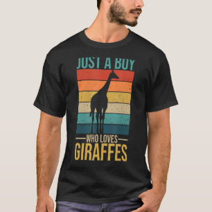 Mens Giraffe für einen Giraffenjungen T-Shirt