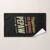 Mens Glück ist ein Pepaw - Vater Großvater Handtuch (Handtuch)