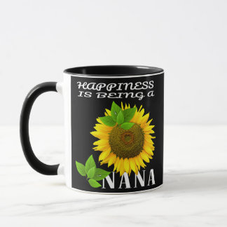 Mens Glück ist eine Nana-Sonnenblume, die Lover is Tasse