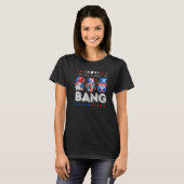 Mens Gnomes gerade hier Bang 4. Juli Great Ameri T-Shirt (Vorne ganz)