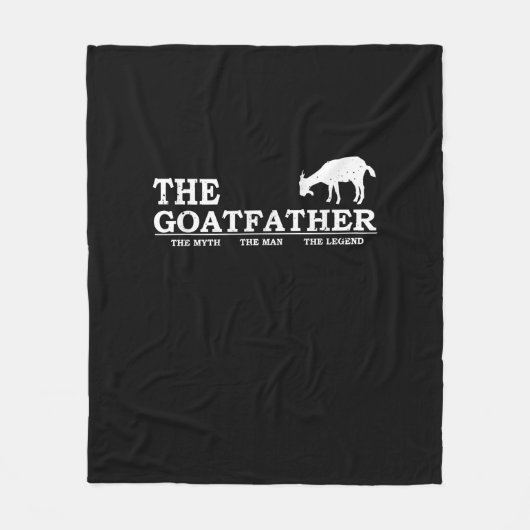 Mens Goat Far Pet Lover Fars Day Fleecedecke (Vorderseite)