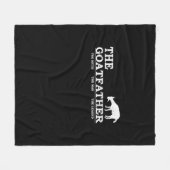 Mens Goat Far Pet Lover Fars Day Fleecedecke (Vorderseite (Horizontal))