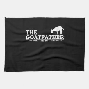 Mens Goat Far Pet Lover Fars Day Geschirrtuch